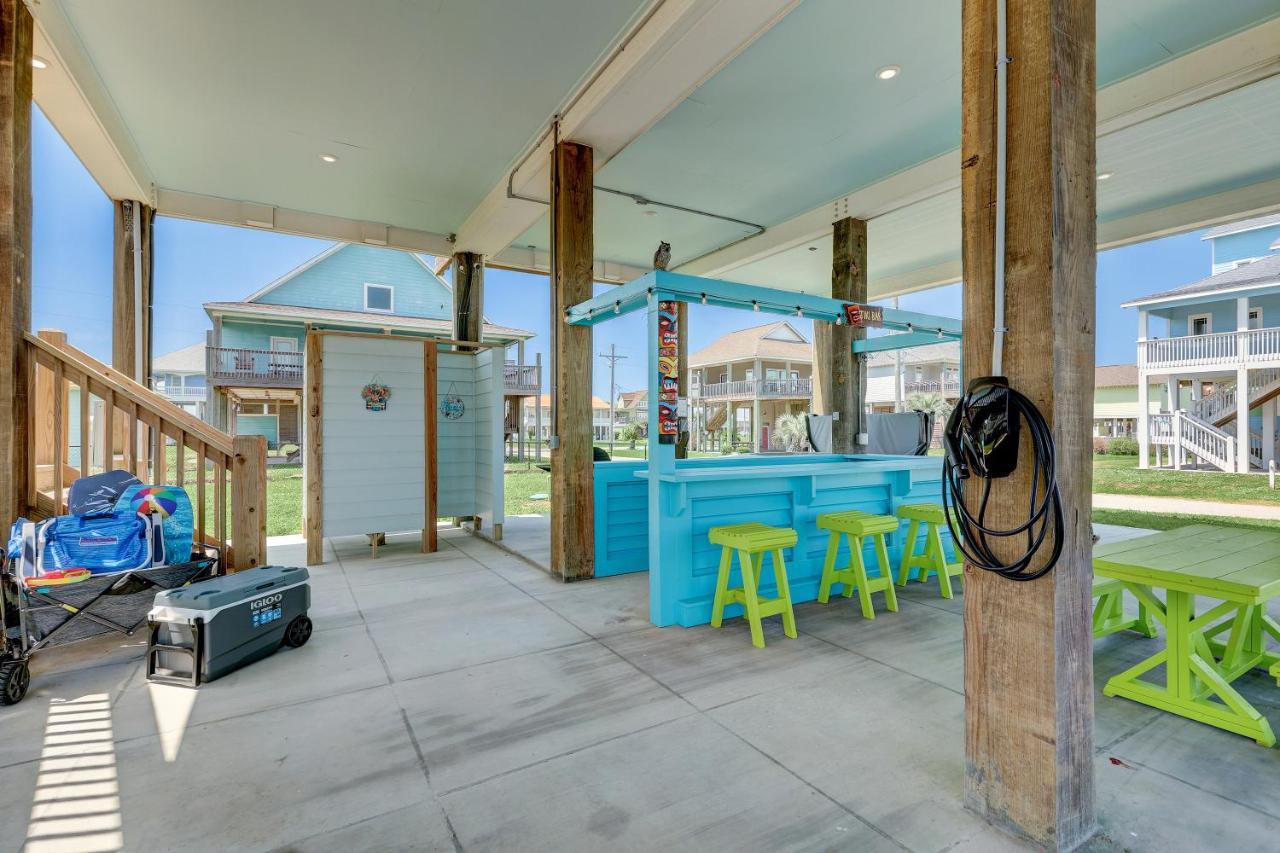 Beachfront - Hot Tub - Bbq - 14 Guests Bolivar Peninsula Exterior foto