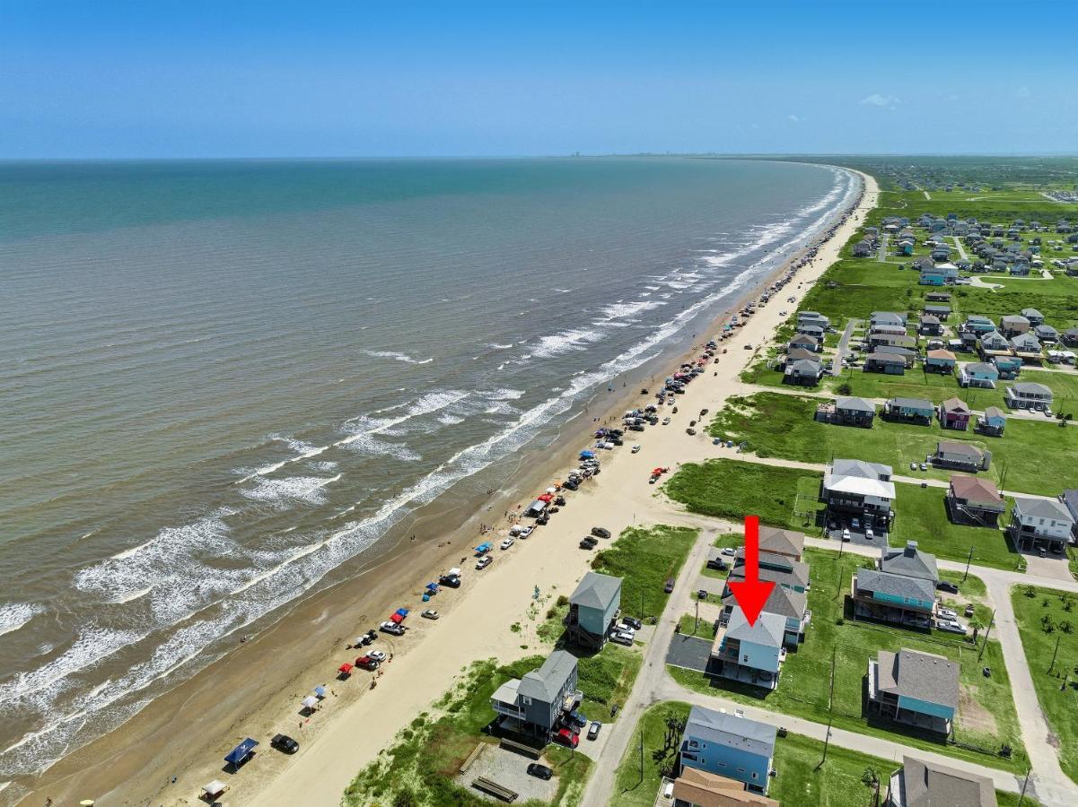 Beachfront - Hot Tub - Bbq - 14 Guests Bolivar Peninsula Exterior foto