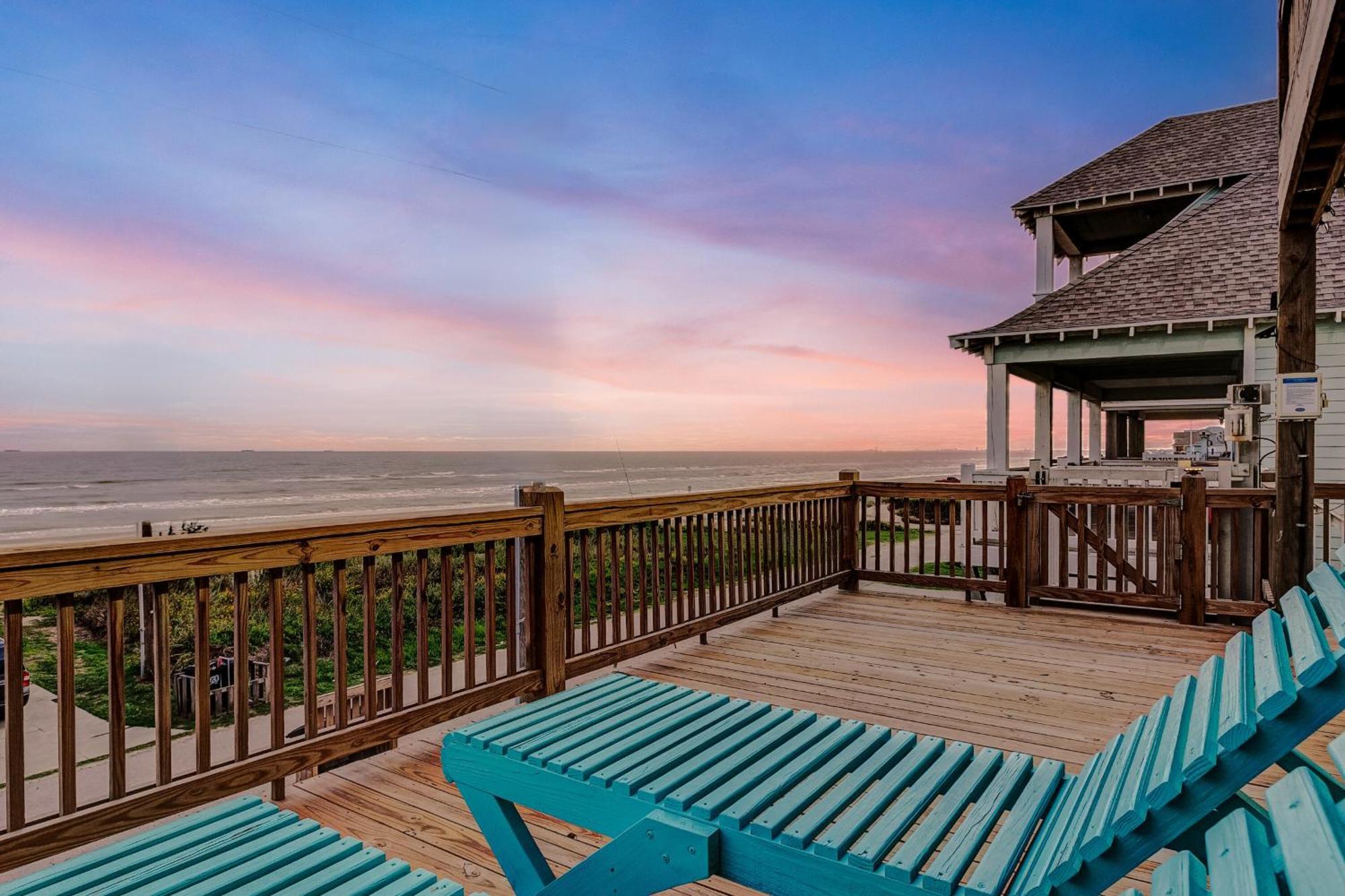 Beachfront - Hot Tub - Bbq - 14 Guests Bolivar Peninsula Exterior foto